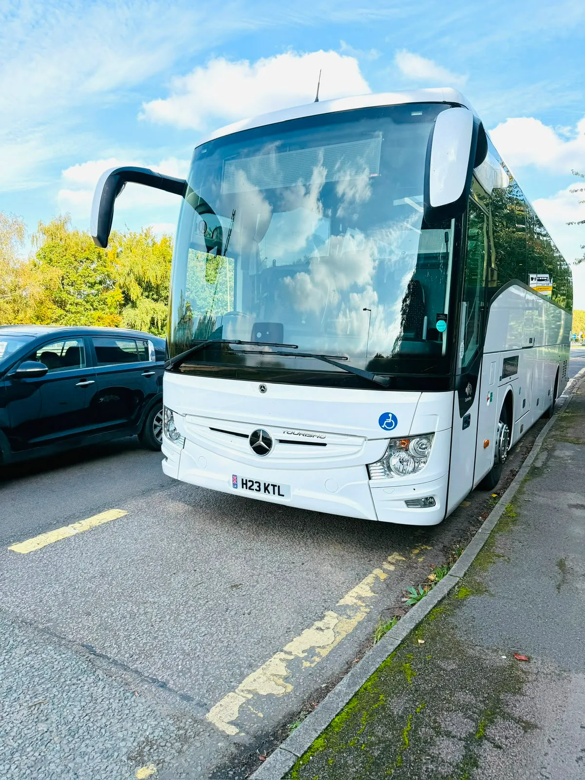 KTL Coaches luxury coaches at a London evening event